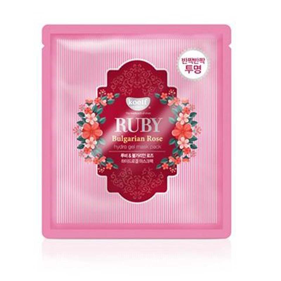 Маска для лица гидрогелевая с экстрактом болгарской розы
