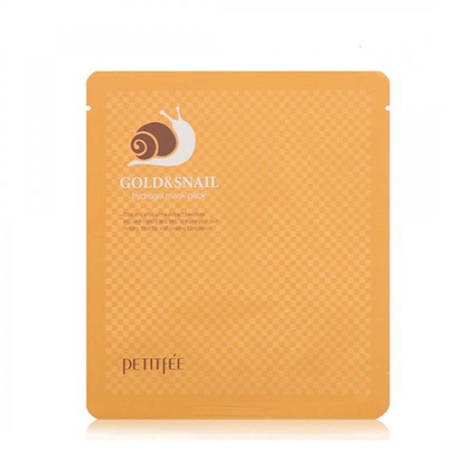 Маска для лица гидрогелевая ЗОЛОТО/УЛИТКА